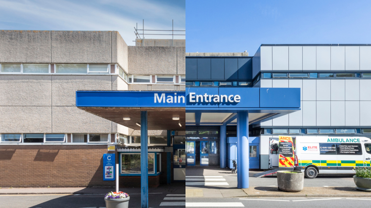 Before and after at Eastbourne